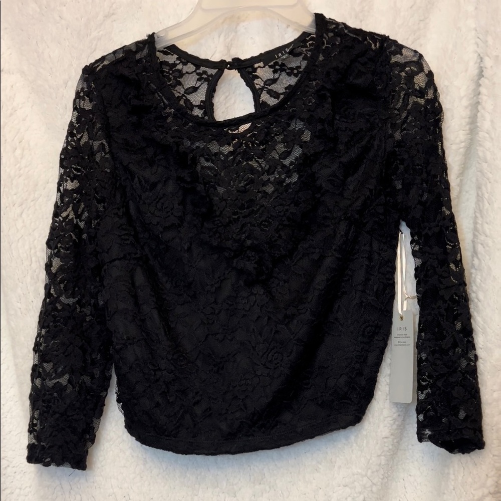 Black blouse size L